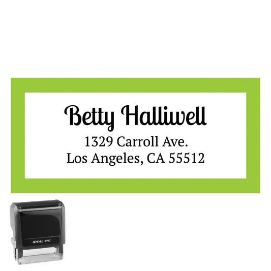 Personalized Rectangle Address Self-Inking Stamp