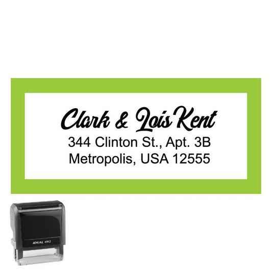 Rectangle Personalized Self-Inking Stamp