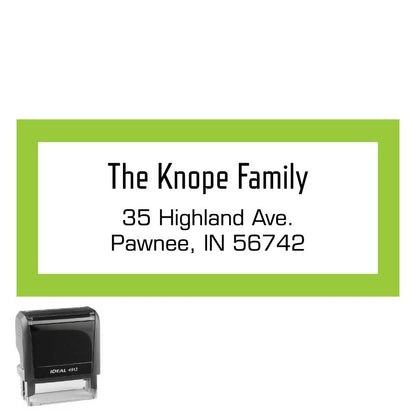 Personalized Rectangle Address Self-Inking Stamp