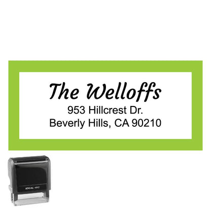 Rectangle Personalized Self-Inking Stamp