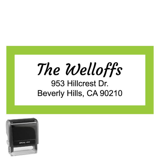Rectangle Personalized Self-Inking Stamp