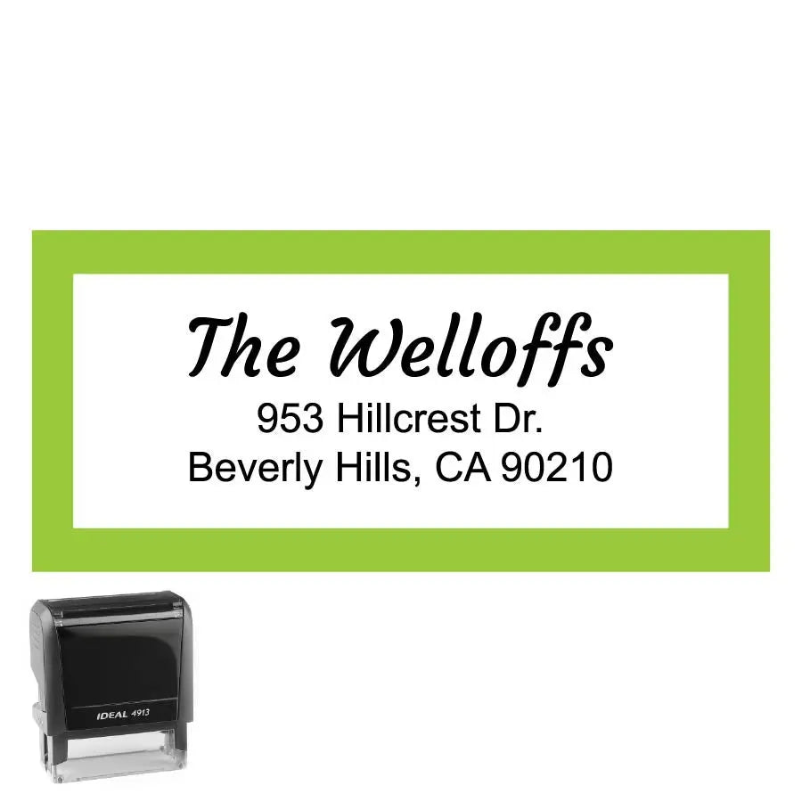 Rectangle Personalized Self-Inking Stamp
