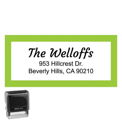 Rectangle Personalized Self-Inking Stamp