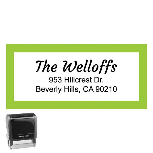 Rectangle Personalized Self-Inking Stamp