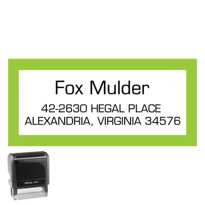 Personalized Rectangle Address Self-Inking Stamp
