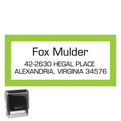 Personalized Rectangle Address Self-Inking Stamp