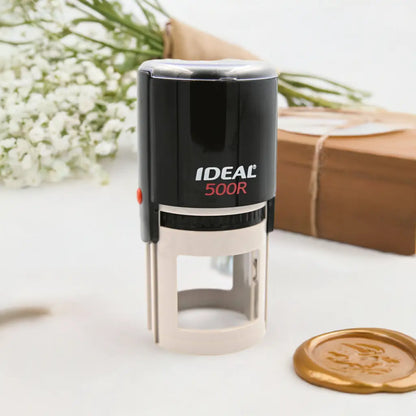 Personalized Round Self-Inking Address Stamp