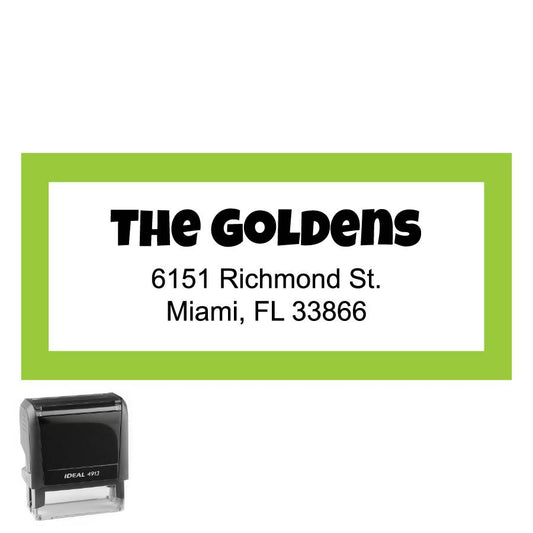 Rectangle Personalized Self-Inking Stamp