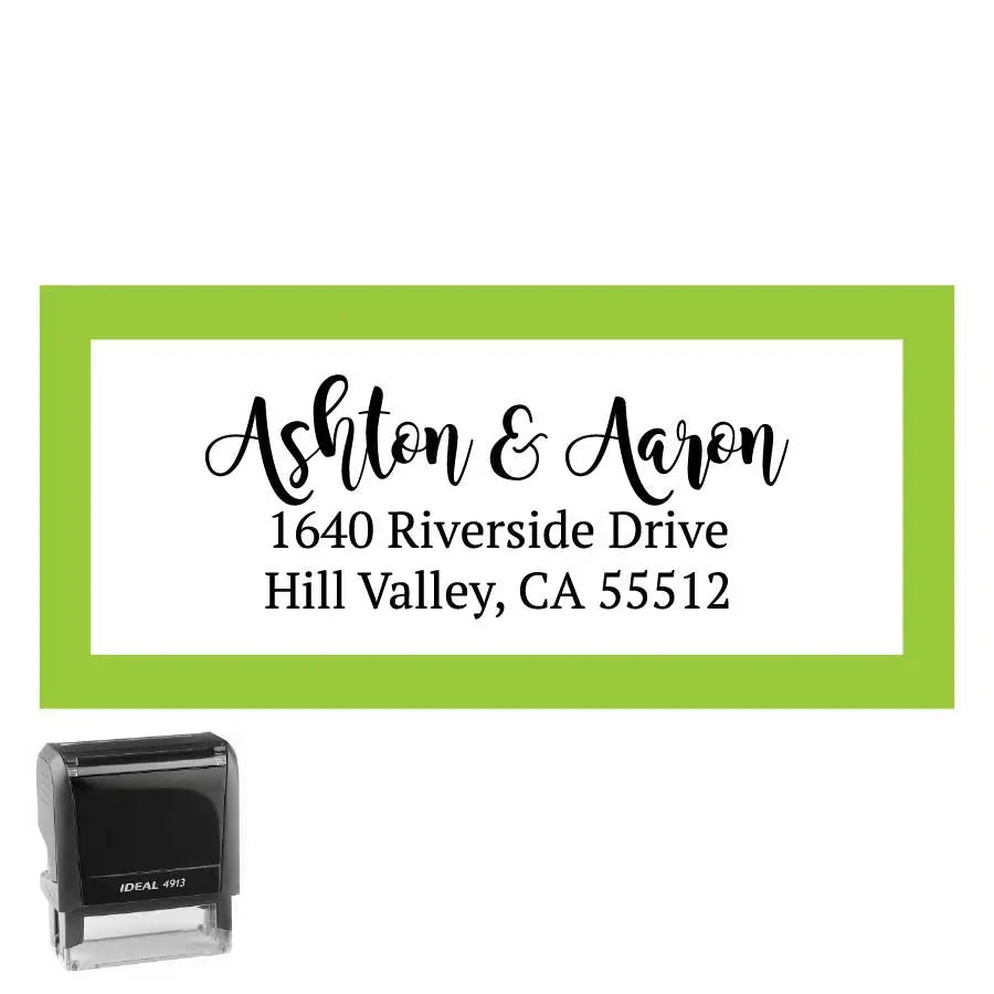 Rectangle Personalized Self-Inking Stamp