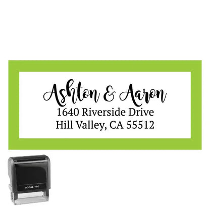 Rectangle Personalized Self-Inking Stamp