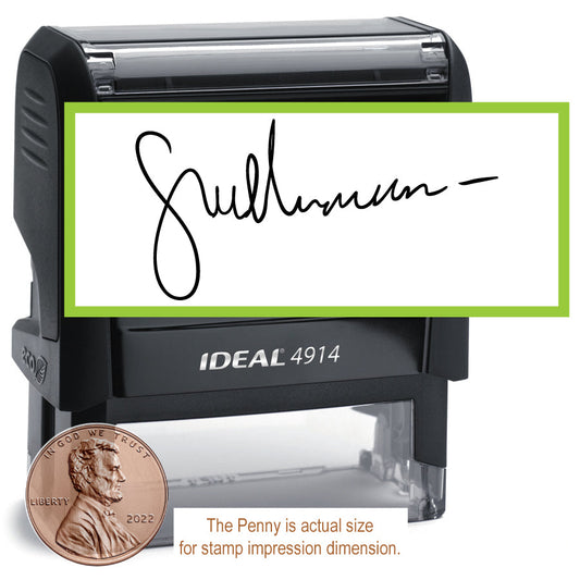 Large Signature Stamp on Trodat Printy 4914