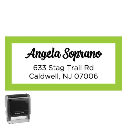 Personalized Rectangle Address Self-Inking Stamp
