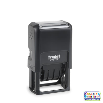 Trodat Printy 4750 Dater Self-Inking Stamp Right Angle