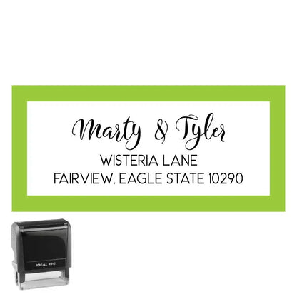 Personalized Rectangle Address Self-Inking Stamp