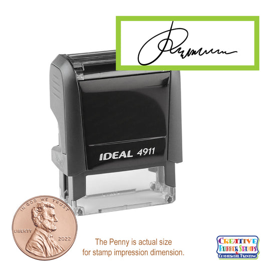 Shop - Custom Signature Stamps For Personal & Professional Use – Creative  Rubber Stamps