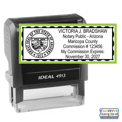 Arizona Notary Public Self - Inking Stamp - Creative Rubber Stamps