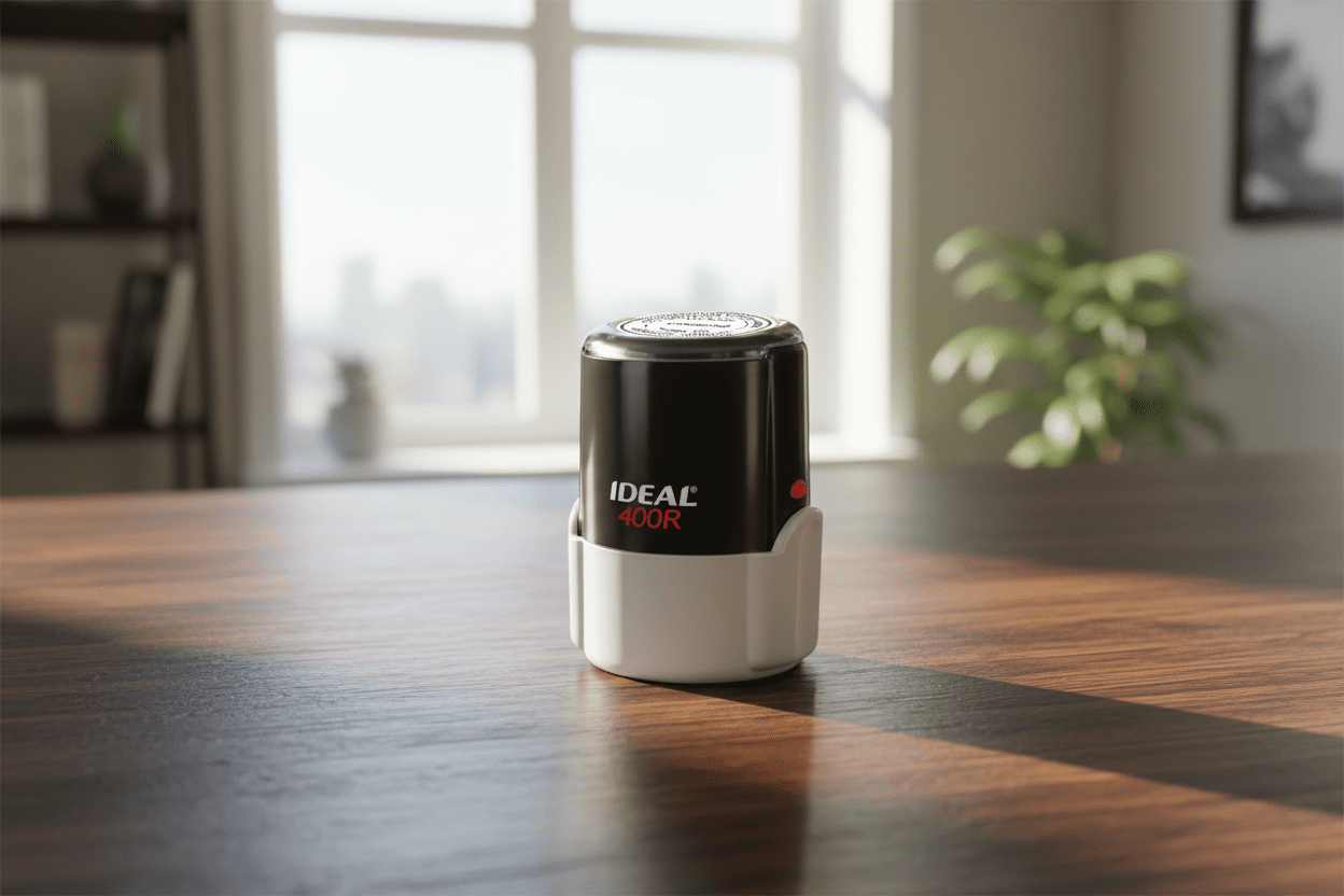 Hawaii Notary Public Round Self - Inking Rubber Stamp - Creative Rubber Stamps