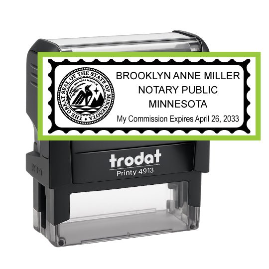 Minnesota Notary Public Self-Inking Stamp - Creative Rubber Stamps