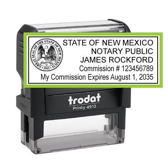New Mexico Notary Public Self-Inking Stamp - Creative Rubber Stamps