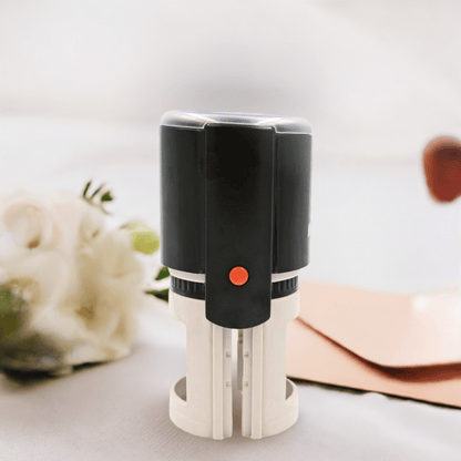 Personalized Address Ireland Round 2" Custom Stamp - Creative Rubber Stamps