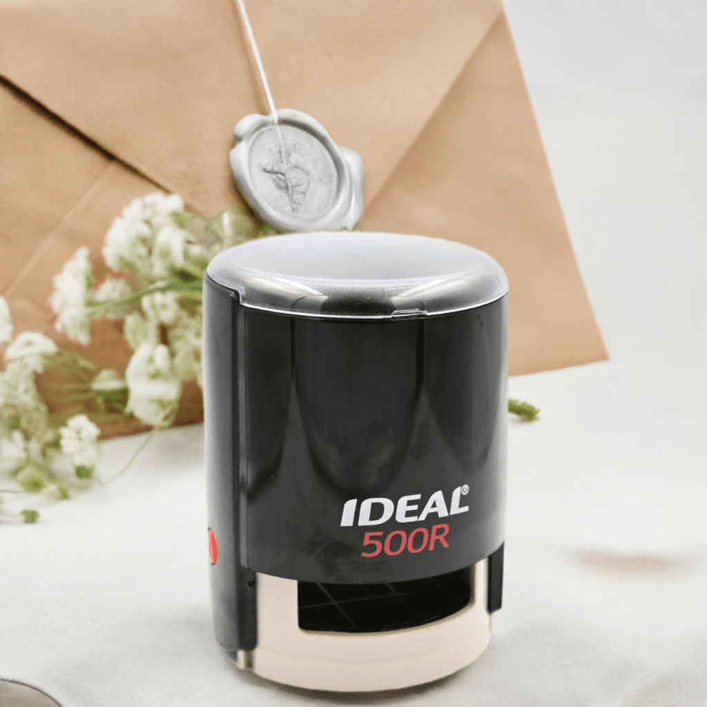 Personalized Address Ireland Round 2" Custom Stamp - Creative Rubber Stamps