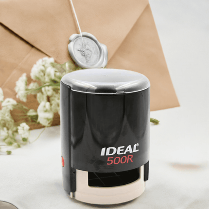 Personalized Address Ireland Round 2" Custom Stamp - Creative Rubber Stamps