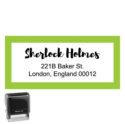 Personalized Address Stamp Baker Rectangle - Creative Rubber Stamps