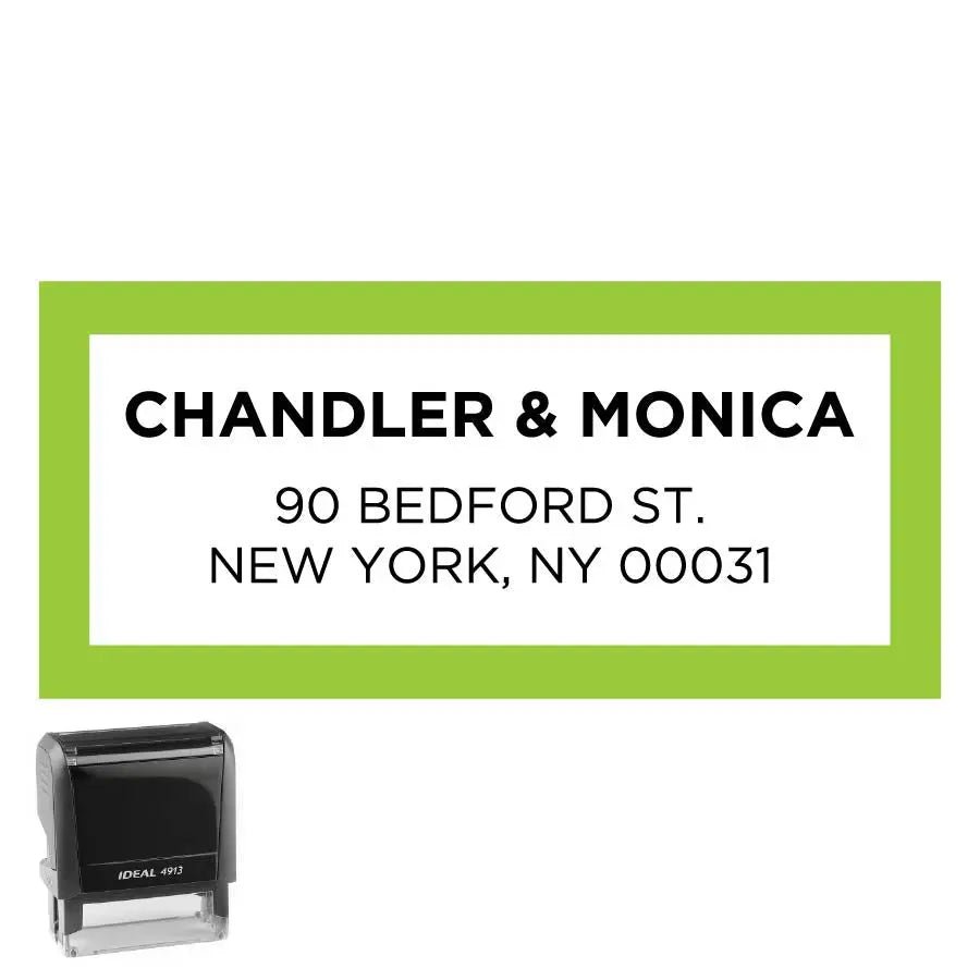 Personalized Address Stamp Bedford Rectangle - Creative Rubber Stamps