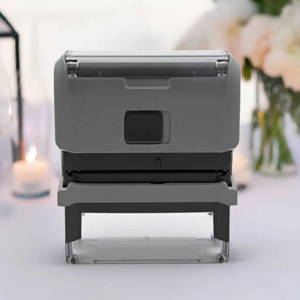 Personalized Address Stamp Benjamins Rectangle - Creative Rubber Stamps