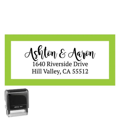 Personalized Address Stamp Riverside Rectangle - Creative Rubber Stamps