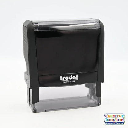 Signature Stamp Large Name Top Trodat Printy 4914 Self - Inking Stamp - Creative Rubber Stamps