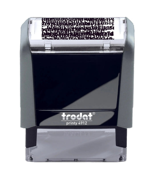 Trodat SECURITY Self - inking Stamp - Creative Rubber Stamps