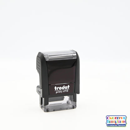 Trodat Printy 4910 Custom Self-Inking Rubber Stamp – Creative Rubber Stamps