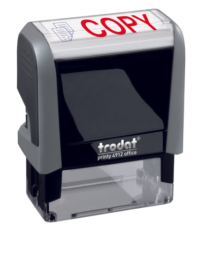 Trodat COPY Ideal 4912 Custom Self-Inking Rubber Stamp Left Angle