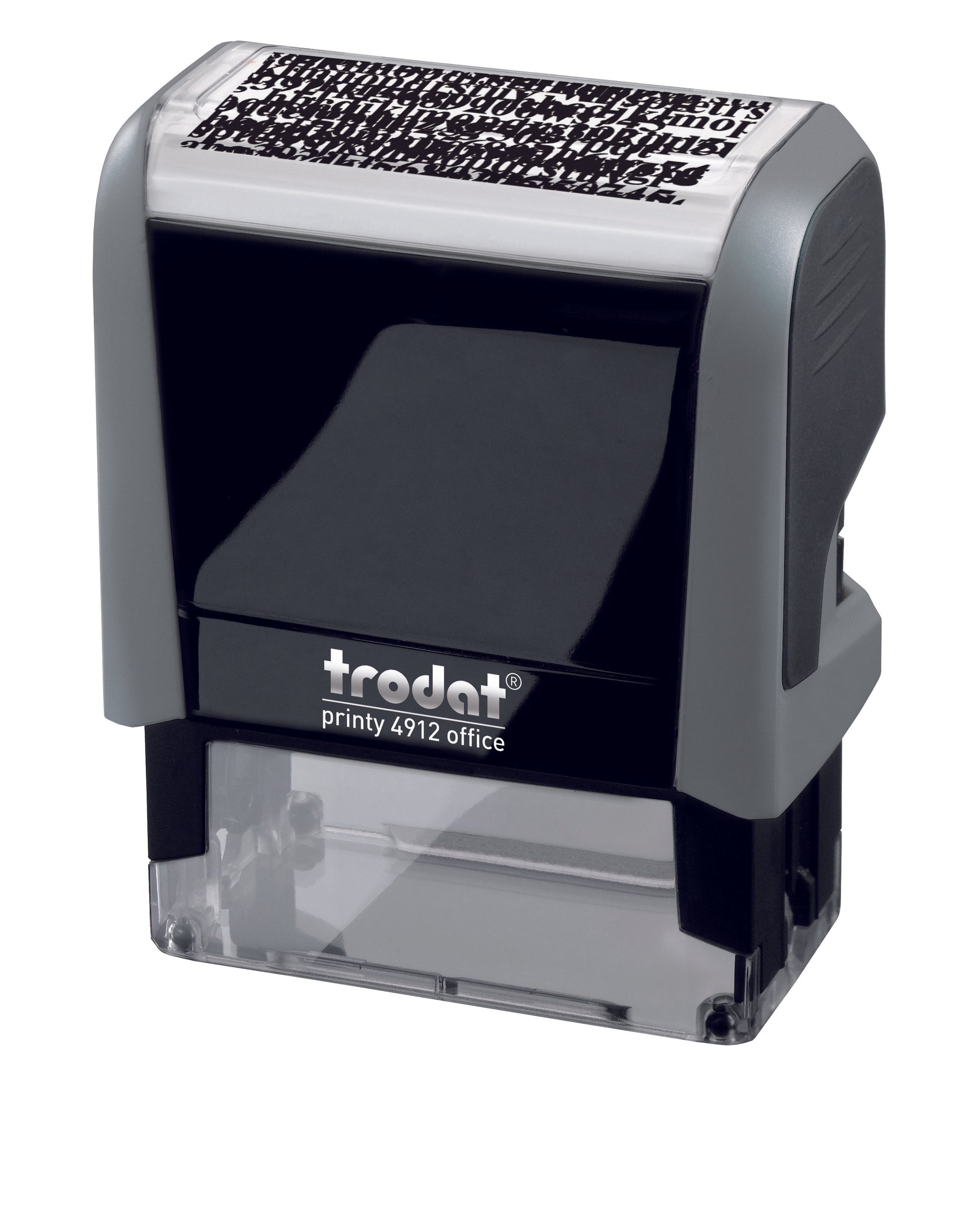 Trodat SECURITY Ideal 4912 Custom Self-Inking Rubber Stamp Right Angle
