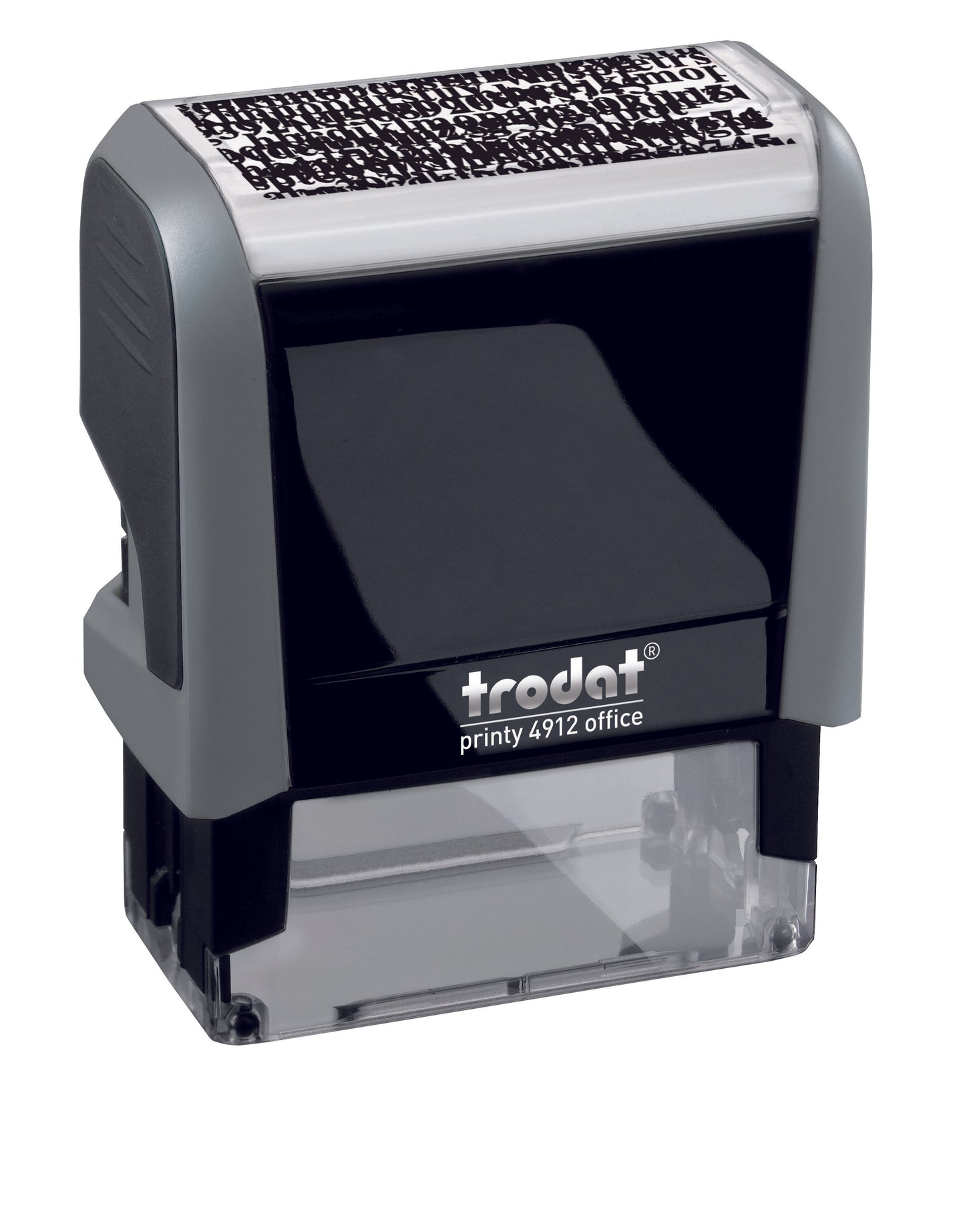 Trodat SECURITY Ideal 4912 Custom Self-Inking Rubber Stamp Left Angle