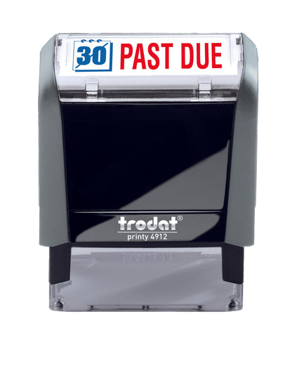 Trodat PAST DUE Ideal 4912 Custom Self-Inking Rubber Stamp