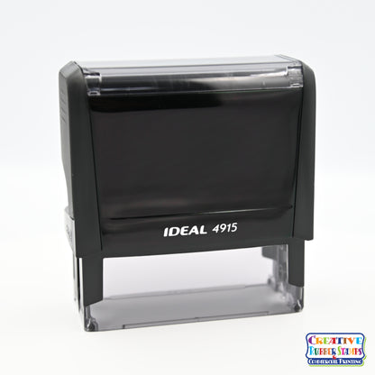 Ideal 4915 Custom Self-Inking Rubber Stamp