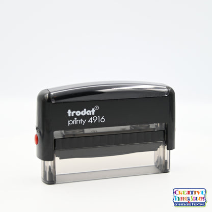 Ideal 4916 Custom Self-Inking Rubber Stamp