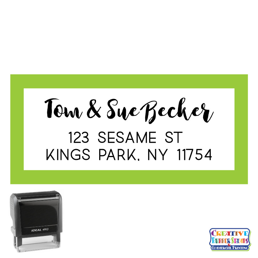 Becker Personalized Self-Inking Stamp