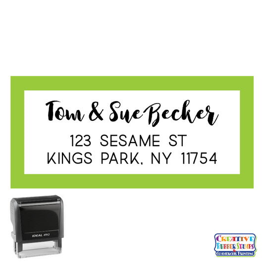 Becker Personalized Self-Inking Stamp