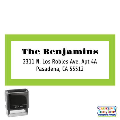 Benjamins Personalized Self-Inking Stamp