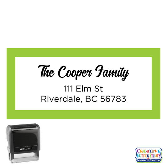 Elm Personalized Self-Inking Stamp