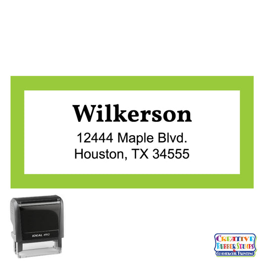 Maple Personalized Self-Inking Stamp